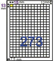 (#37) L1315 (273格) A4三用電腦標籤2